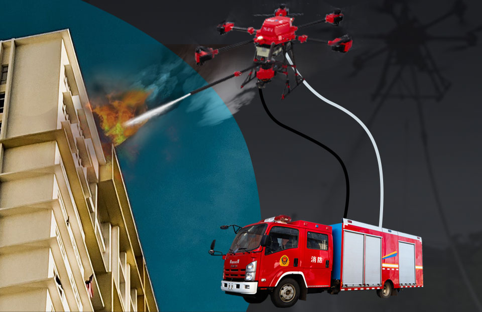 High level fire fighting-Zhuoyi DRONE